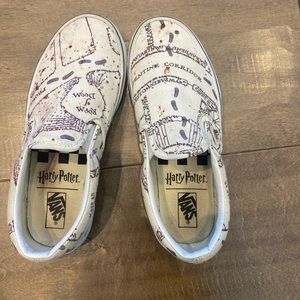 Vans Harry Potter Classic Slip On Marauders Map